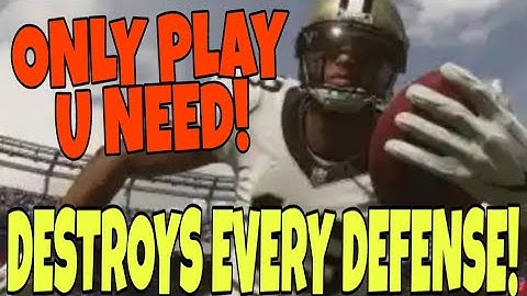 MOST EXPLOSIVE MONEY PASS PLAY IN MADDEN 20! 1 EASY ADJUSTMENT BEATS EVERY DEFENSE! MADDEN 20 TIPS