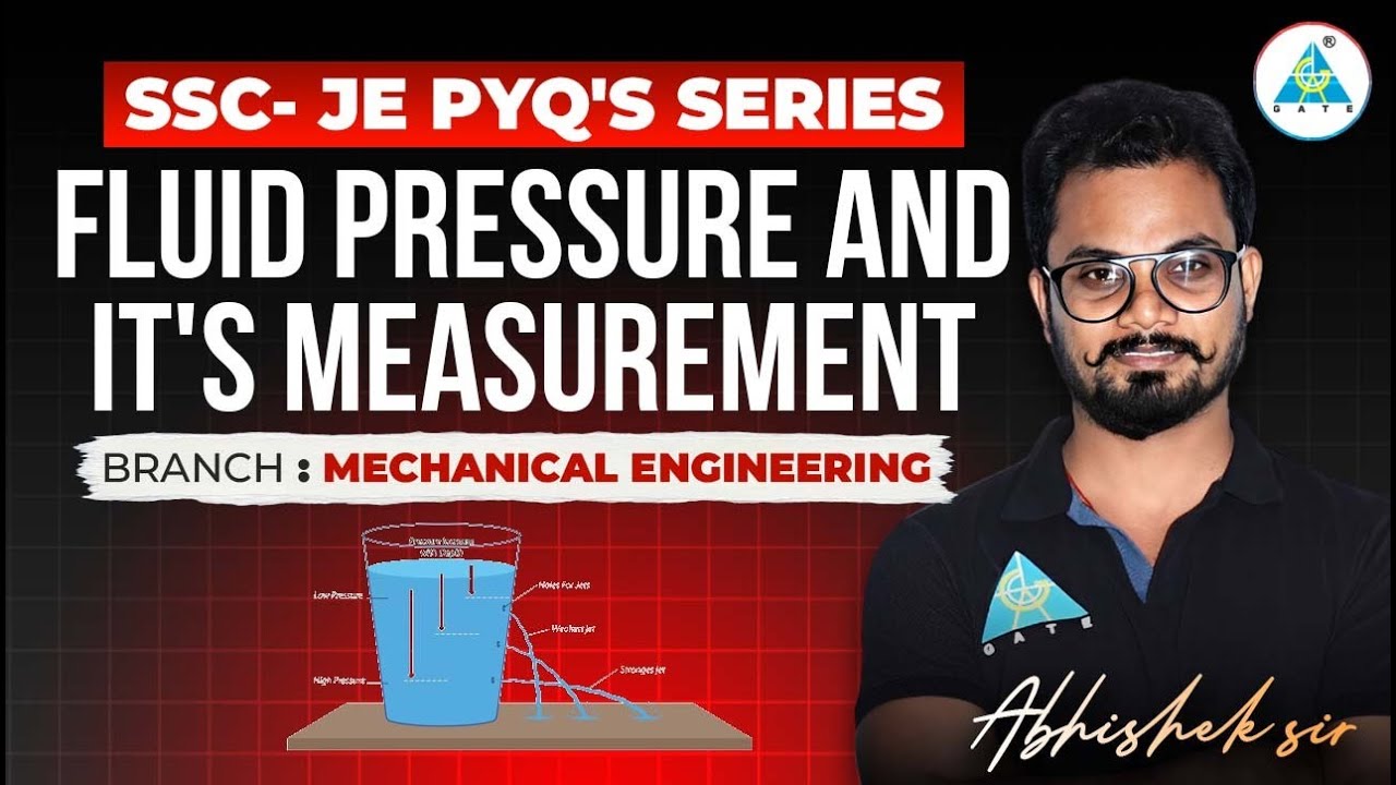 Давление жидкости и его измерение || Механическая инженерия | Абишек Сэр 