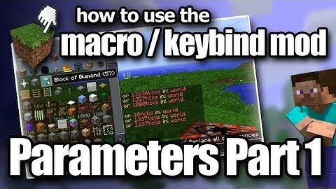 Macro / Keybind Mod - All About Parameters Part 1