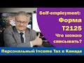 Налоговая декларация в Канаде: Форма Т2125. Какие расходы можно списывать?