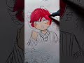 テトちゃん塗った😁(色塗りちょっと失敗した)#重音テト #イラスト