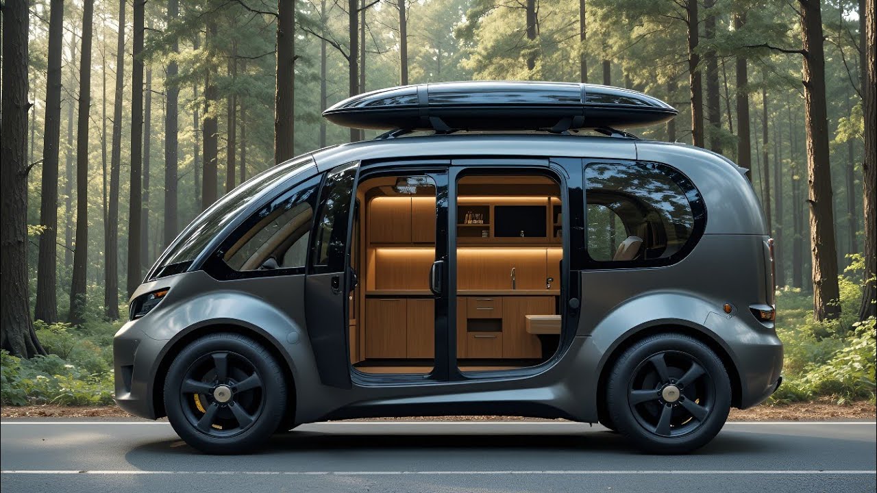 “Futuristic Micro Camper Van Compact Design Modern Adventure Living | Next-Gen Travel Vehicle Review