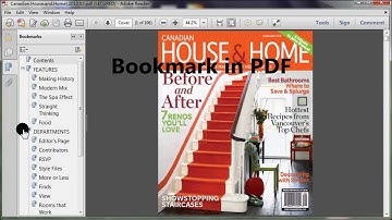 Use 3DPageFlip software to load bookmark from PDF automatically.