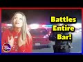 Entitled Blonde Woman Attacks Bar Patrons & Pays the Price