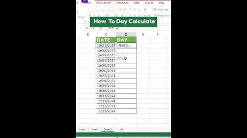 How To Calculate Day In Excel | number of days | Excel Formula Hacks #shorts