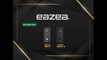 Eazea Smart Lock | Eazea Gate Lock Fingerprint & Pin code & Rfid card & Remote Registration Method