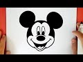 COMMENT DESSINER MICKEY MOUSE