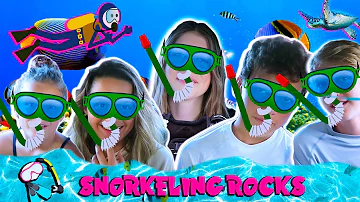 MAUI SNORKELING ROCKS- ANNIE LEBLANC, HAYDEN SUMMERALL, UNCLE RUSH, BROOKE AND HAYLEY