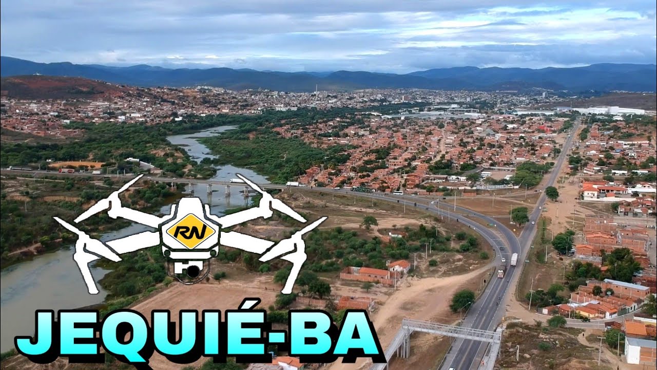 Imagens aéreas de Jequié-BA na BR-116 Norte,