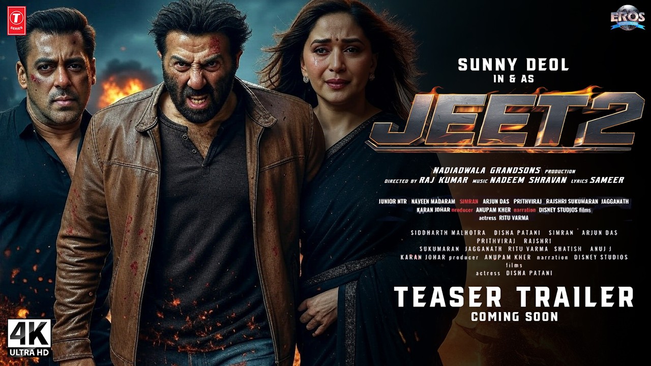 ⁣JEET 2 - Official Trailer | Sunny Deol | Salman Khan | Madhuri Dixit | New Movies Trailers 2025