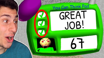 I Solved Baldi