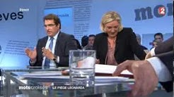 Le piège Léonarda - Marine Le Pen débat dans Mots croisés - 211013