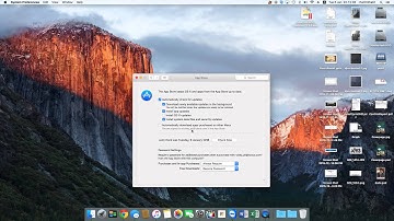 Enable or Disable Mac OS X Auto Updates in El Capitan
