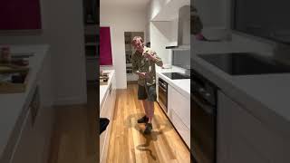 Snake Catcher Retrieves Carpet Python From Under Kitchen Cabinet Profile