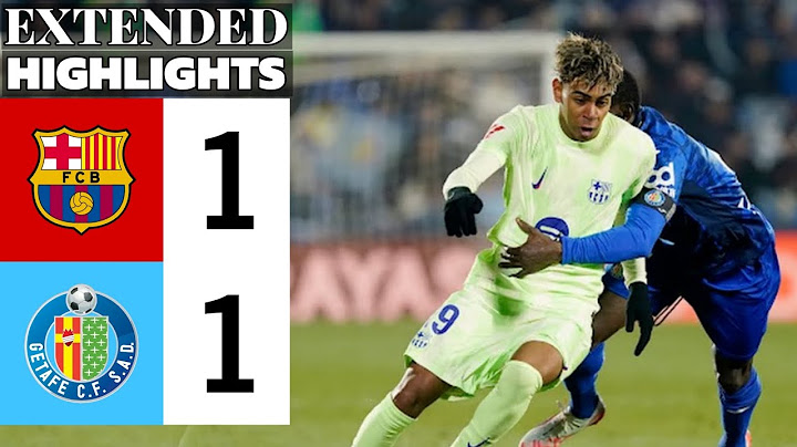 EXTENDED HIGHLIGHTS: FC Barcelona 1-1 Getafe CF