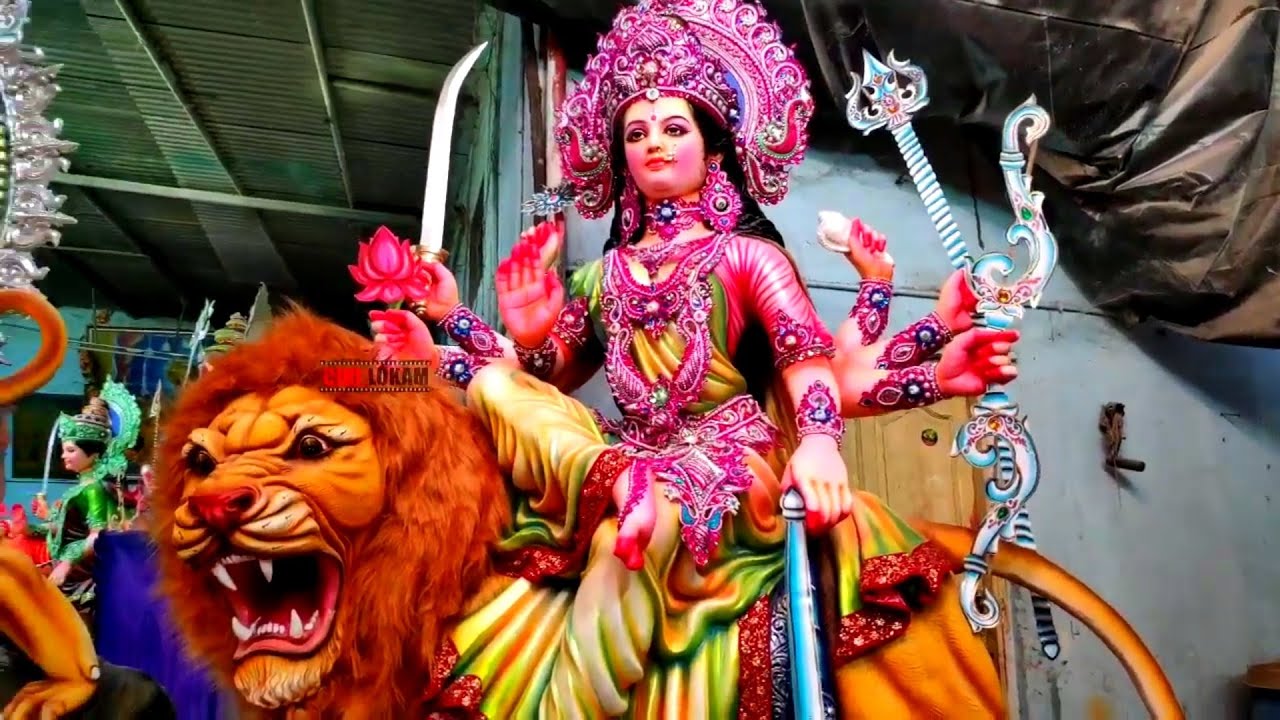 Dhoolpet Sundar kalakar Durga maa idols making | Durga maa idols