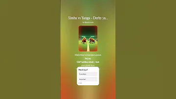 Simba Vs Yanga 