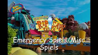Universal Studios Islands of Adventure: Toon Lagoon, Dudley Do Rights Ripsaw Falls Emergency Spiels @Park_Relics