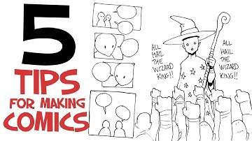 5 Tips For Making Comics