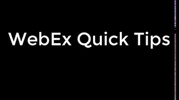 Polling in WebEx