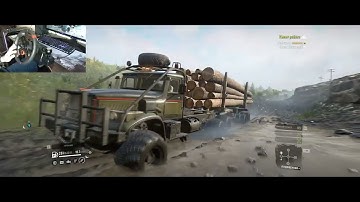 SnowRunner Tayga 6455B | Logitech Driving Force GT Gameplay