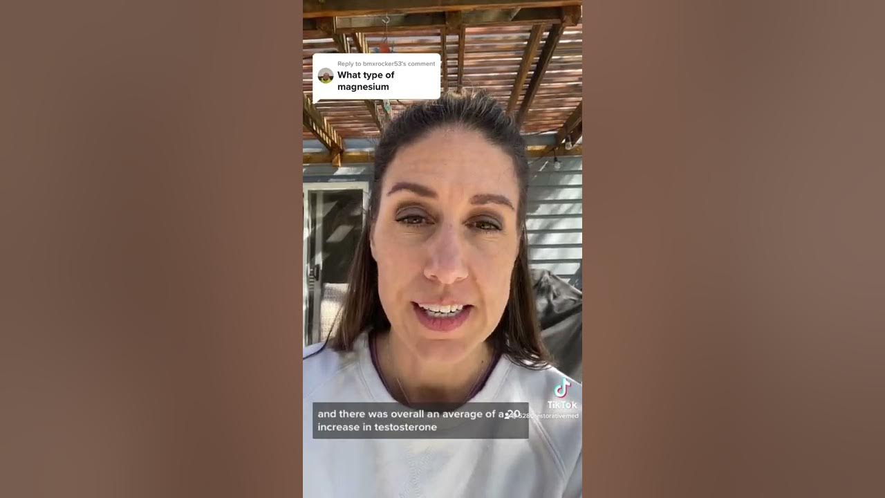 Magnesium and Testosterone YouTube