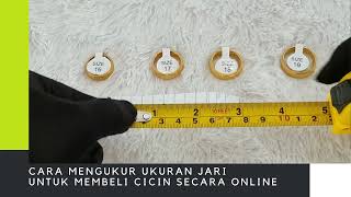 Cara - Tips Mengukur Jari Untuk Cincin #Cincin #Perhiasan