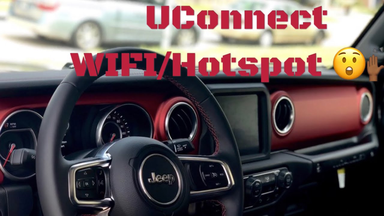 Uconnect In jeep wrangler jl rubicon 2018 WiFi hotspot etc. - YouTube