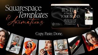 Squarespace Templates & Animations (7.1) | Visual Charm Web Design