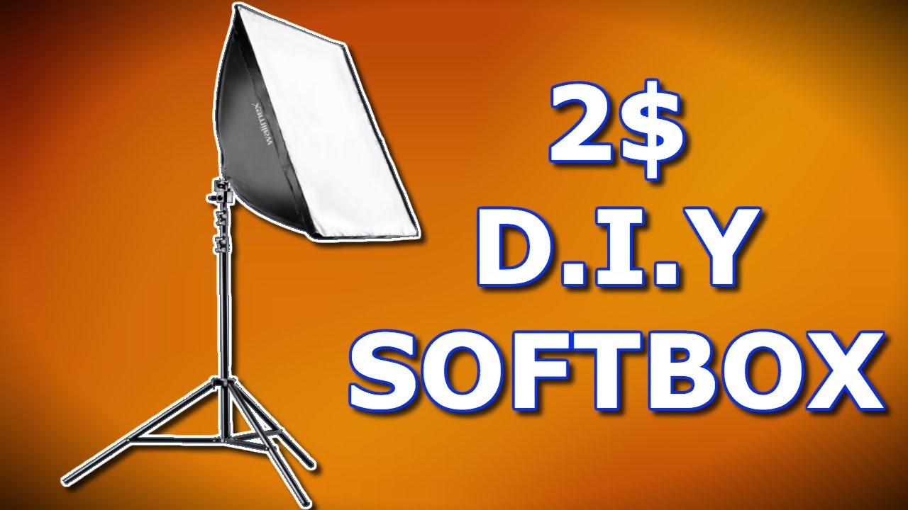 DIY Softbox Light / How To Make Homemade Softbox - YouTube