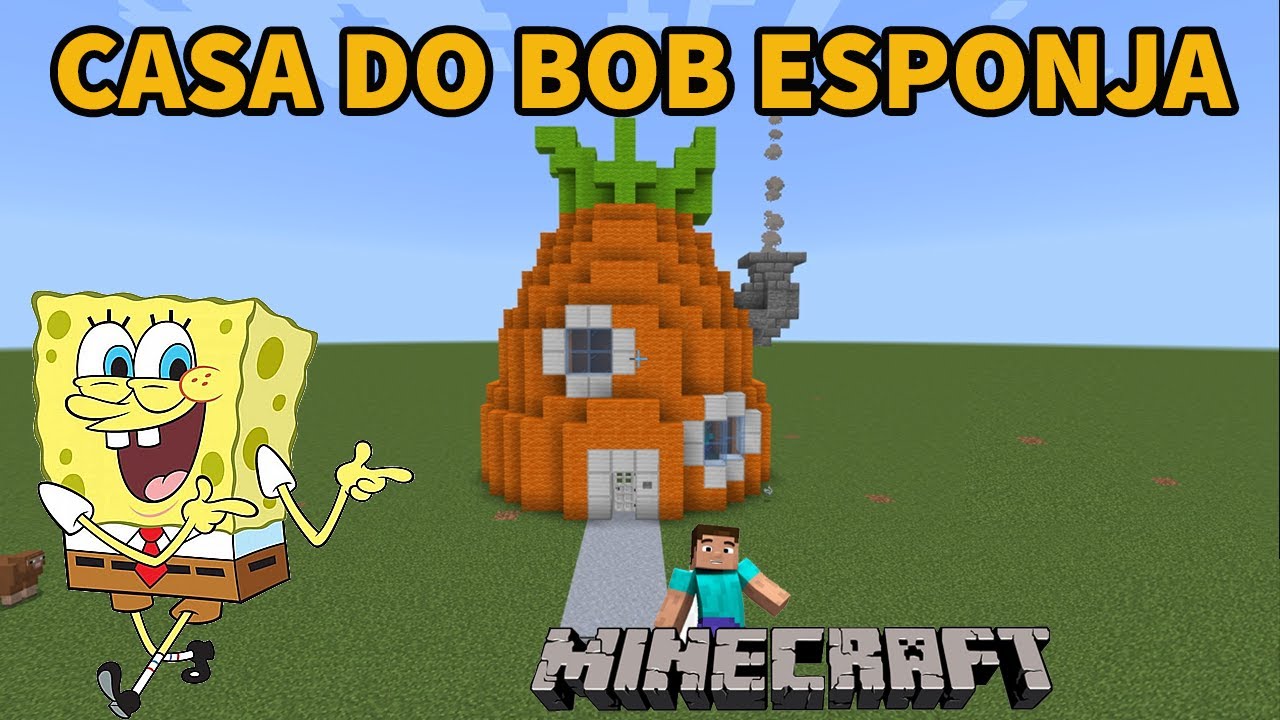 Minecraft: Como construir a casa do Bob Esponja (Nova Versão 2022