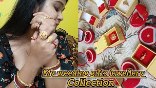 My wedding Gold jewellery Collection🙂💖#jewellery #collection #viralvideo