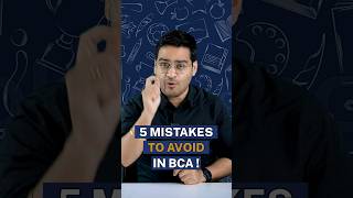 💥5 Mistakes BCA Students Must Avoid💥 Helpful for Good BCA Career! #shorts #youtubeshorts #bca screenshot 1