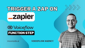How to integrate Zapier on Voiceflow using a Function Step | Voiceflow Tutorial