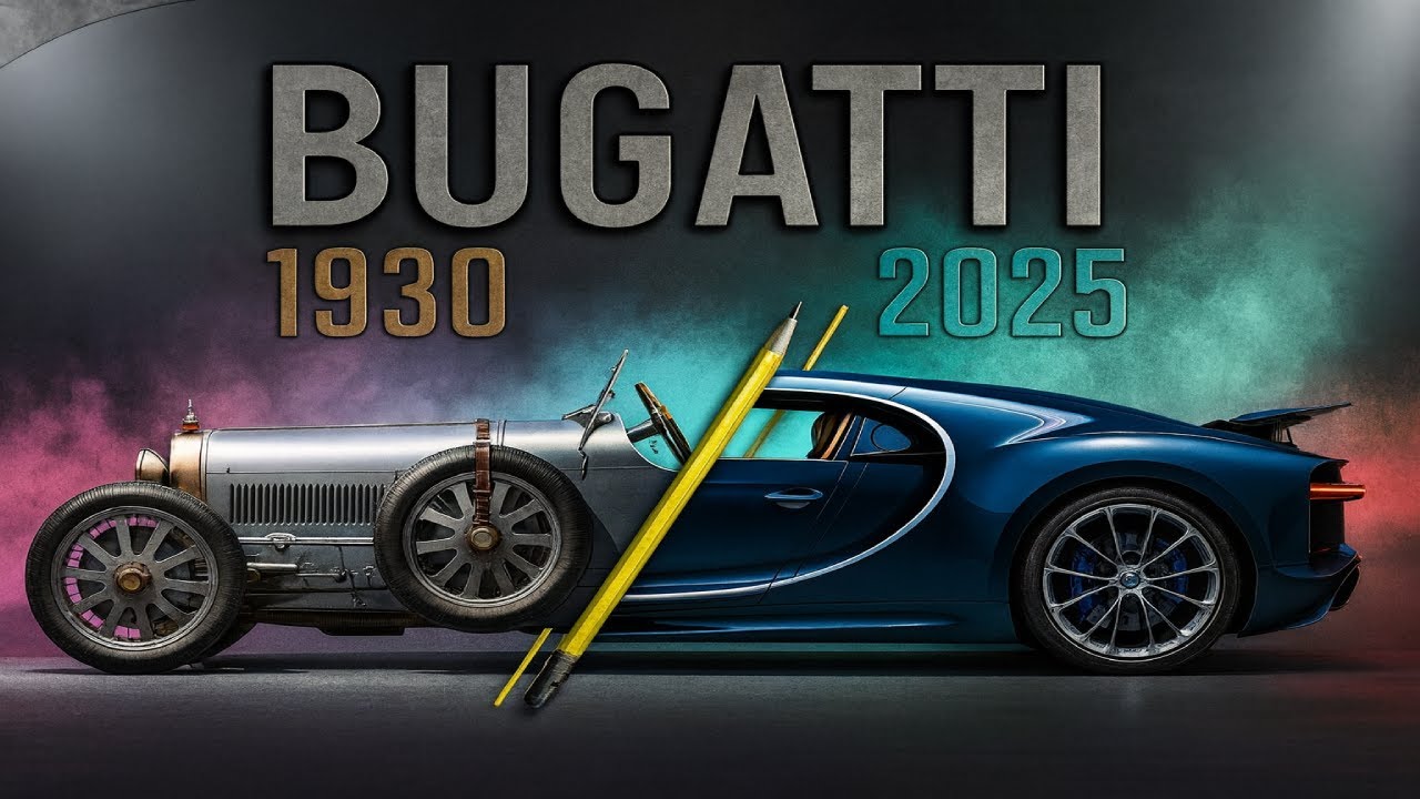 🇫🇷 The Complete Bugatti Evolution: Major Variants (1930–2025) - YouTube