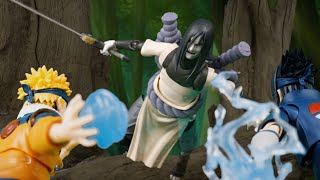 NARUTO stop motion naruto sasuke VS orochimaru ナルト サスケ 大蛇丸