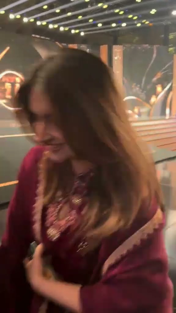Hiba Bukhari at HUM TV’s 20th Anniversary celebration. ?✨#WhatToWatch #20YearsOfHUM #20YearsOfMagic