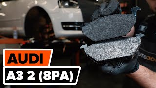 Se en videoguide om Belägg byta i AUDI A3 Sportback (8PA)