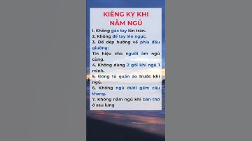 Kiêng Kỵ Khi Nằm Ngủ #dsdaiminh #shorts #health #dinhduong