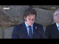 Milei, en el Museo del Holocausto: "El nazismo moderno está disfrazado del grupo terrorista Hamas"