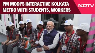 Kolkata Metro News | PM Modi's Interactive Metro Ride With Students, Construction Workers In Kolkata