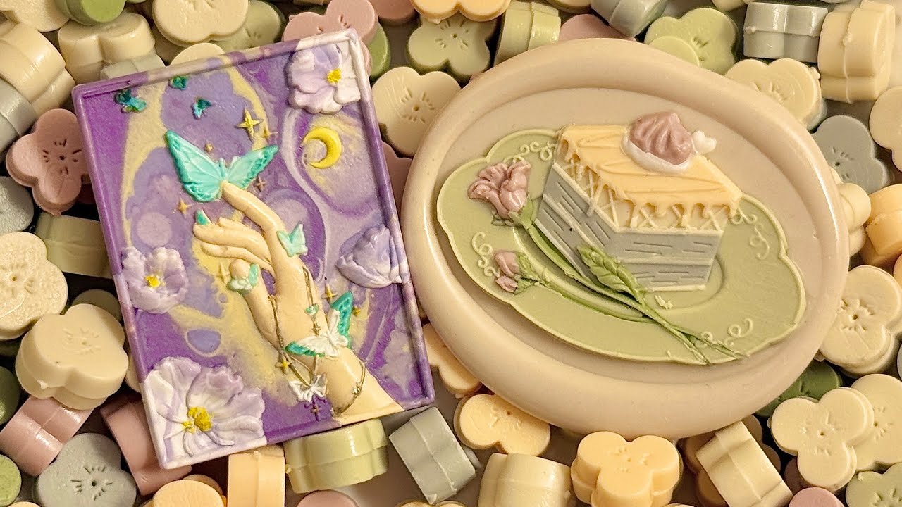 [Перевозка] Романтические марки-печати: «Прикосновение бабочки», «Флакон духов» и многое другое