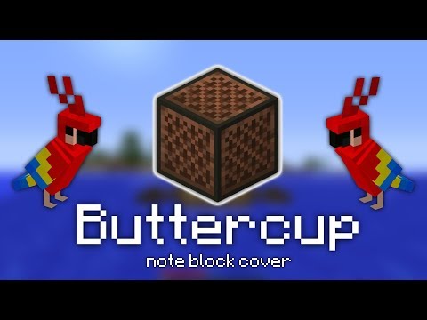 Видео: buttercup - jack stauber (minecraft note block cover)