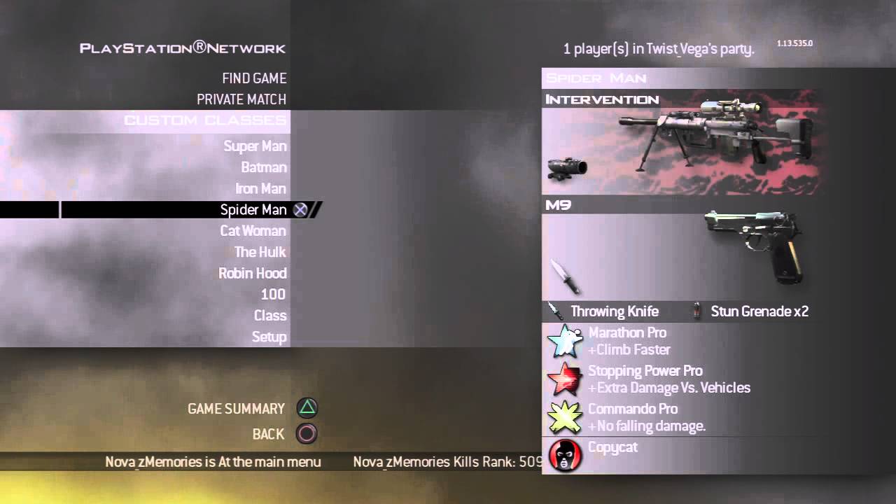 mw2 trick shot class mw2 trick shot class