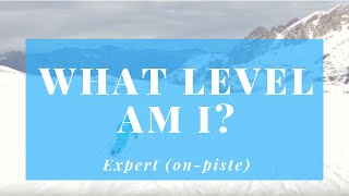 What level skier am I? : Expert
