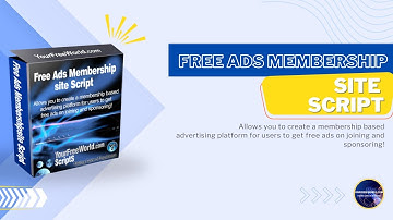 PHP Free Ads Membership Site Script Script Admin area - How to Use