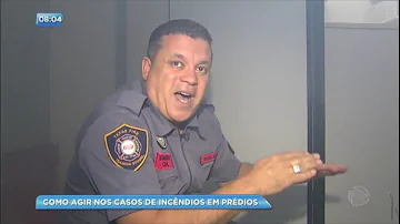 O que fazer em caso de incêndio?