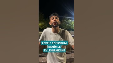 Thumbnail of TEVFİF EDİYORUM,BENİMLE EVLENİRMİSİN?- KANDIRALI FERDİ #komikvideolar #sifirdilbilenadam