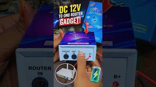 DC 12V থেকে ONU Router চালানোর দারুণ Gadget | Load Shedding Solution | Router Backup Device Bangla