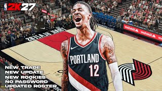 NBA2K20 - NBA2K27 UPDATED ROSTER - NEW ROOKIES | NEW TRADE | WITH SCOREBOARD